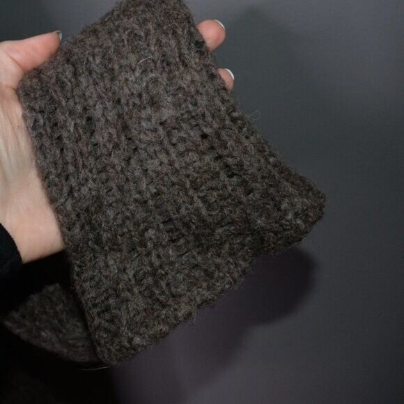 Rick Owens FW09 Crust Alpaca Merino Wool Knit Open Sweater Sz L - Picture 6 of 12